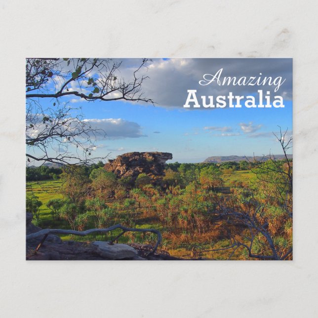 postal de Australia asombrosa (Anverso)