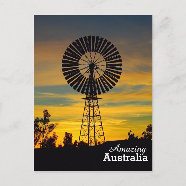 postal de Australia asombrosa (Anverso)