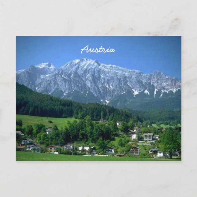 Postal de Austria (Anverso)