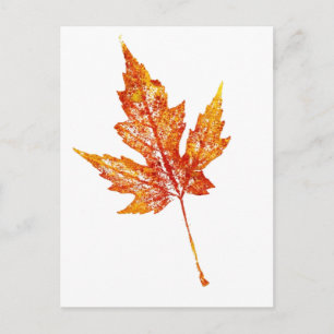 Postal de "Autumn Maple #2"