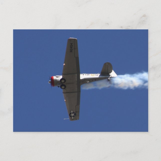 Postal de avión de guerra (Anverso)