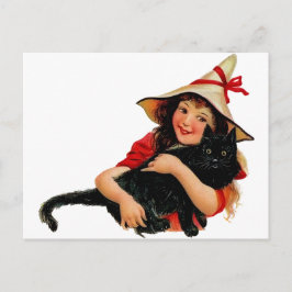 Postal de avispón y gato