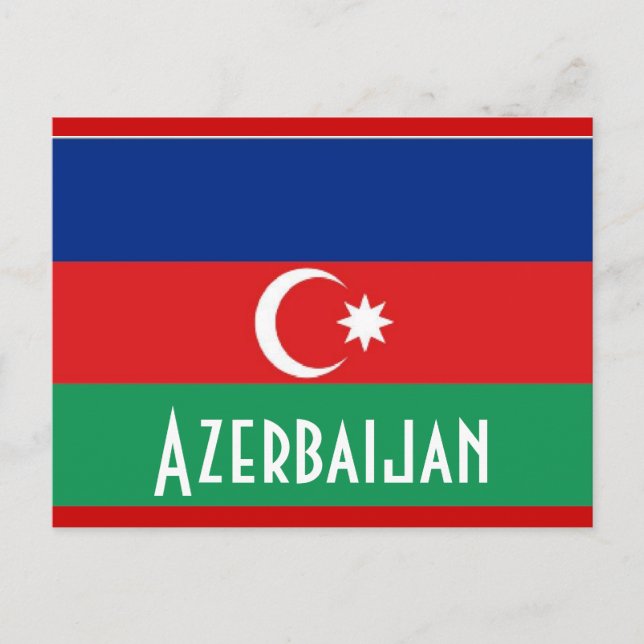 postal de Azerbaiyán (Anverso)