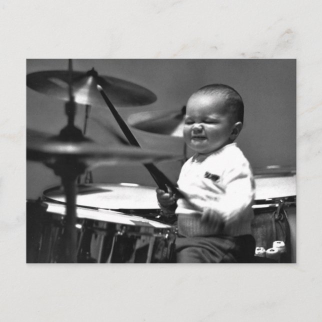 Postal de Baby Drummer (Anverso)