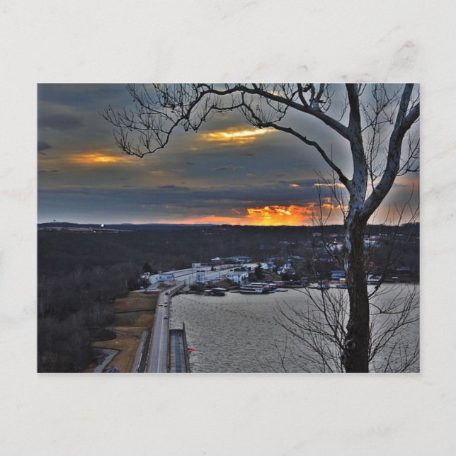 postal de Bagnell Dam Missouri (Anverso)
