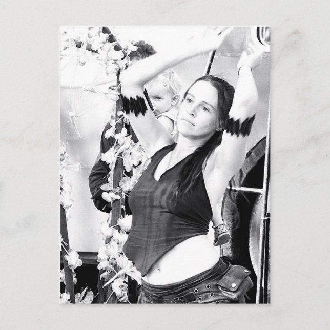 Postal de bailarín de Chica de piso de Chill (Anverso)