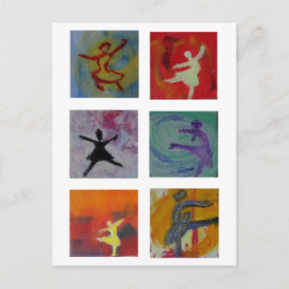 postal de bailarina