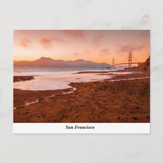 Postal de Baker Beach (Anverso)