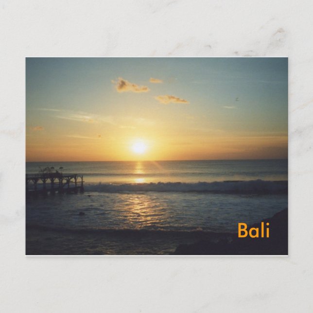 Postal de Bali (Anverso)