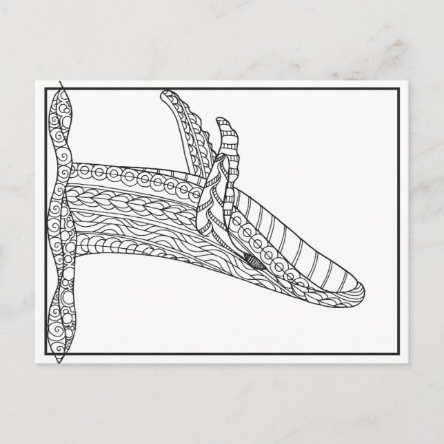 Postal de ballena gris (Anverso)