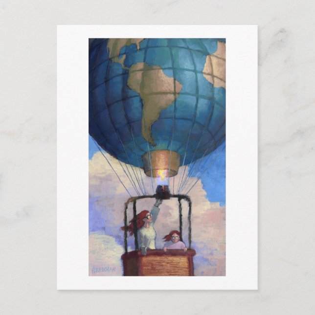 Postal de Balloon World (Anverso)