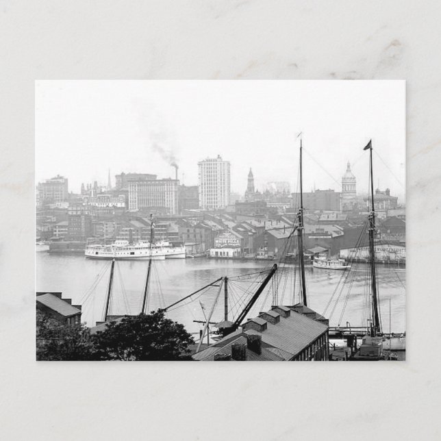 Postal de Baltimore Maryland de 1903 (Anverso)