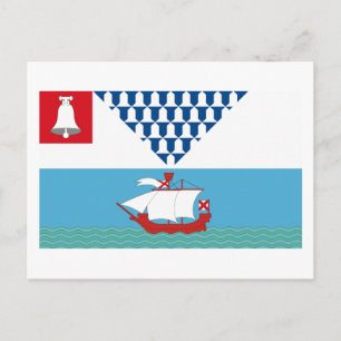 Postal de bandera de Belfast