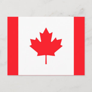 Postal de bandera de Canadá - Mailer de recuerdo c