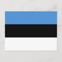 Postal de bandera de Estonia (estonia)