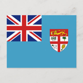 Postal de bandera de Fiji