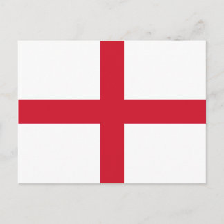 Postal de bandera de Inglaterra