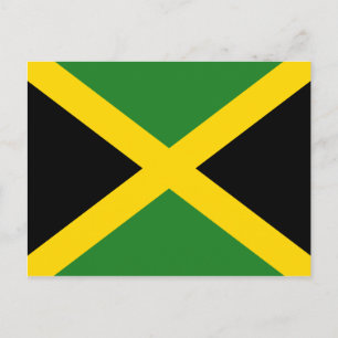 Postal de bandera de Jamaica