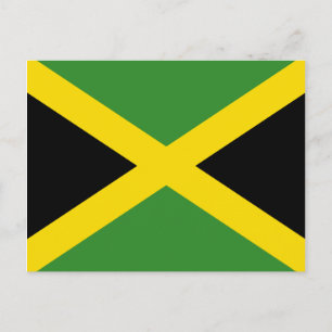 Postal de bandera de Jamaica
