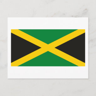 Postal de bandera de Jamaica