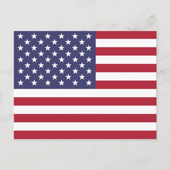 Postal de bandera de los Estados Unidos (Estados U (Anverso)