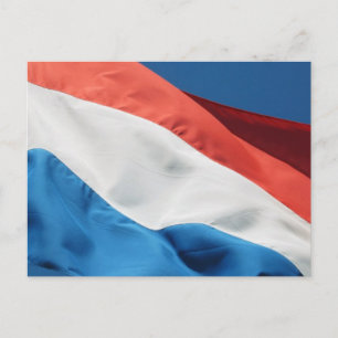 Postal de bandera de los Países Bajos