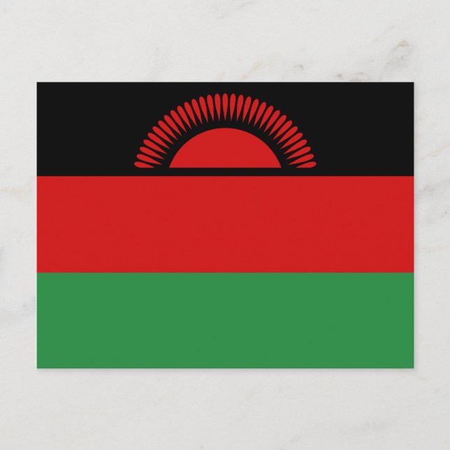 Postal de bandera de Malawi (Anverso)