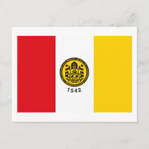 Postal de bandera de San Diego
