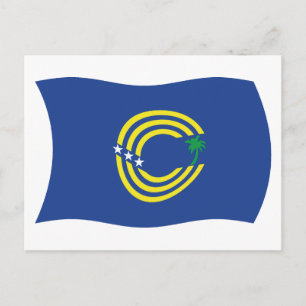 Postal de bandera de Tokelau
