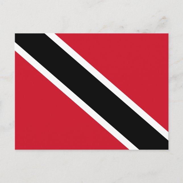 Postal de bandera de Trinidad y Tobago (Anverso)