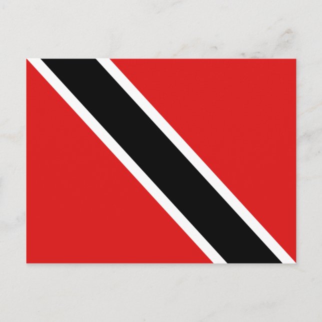 Postal de bandera de Trinidad y Tobago (Anverso)
