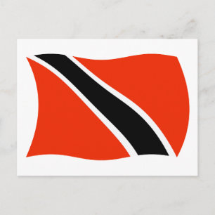 Postal de bandera de Trinidad y Tobago