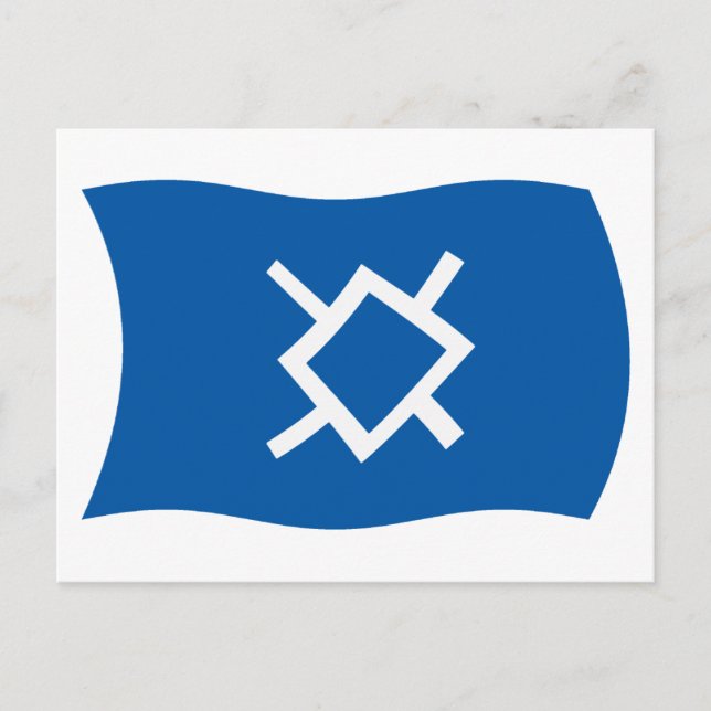 Postal de bandera del norte de Cheyenne (Anverso)