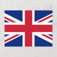 Postal de bandera del Reino Unido (británico)