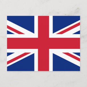 Postal de bandera del Reino Unido (británico)