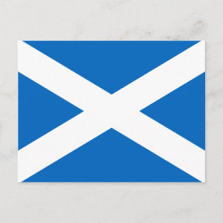 Postal de bandera escocesa