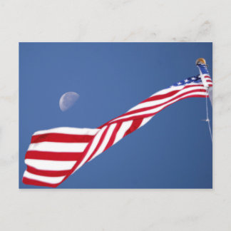 Postal de bandera estadounidense