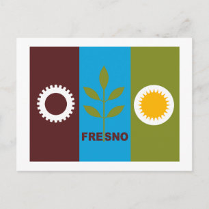 Postal de bandera fresca