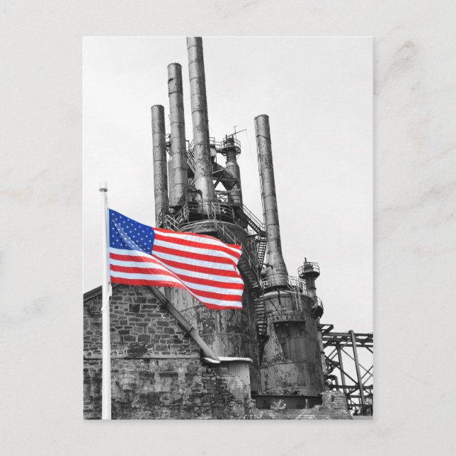 Postal de bandera inquebrantable (Anverso)