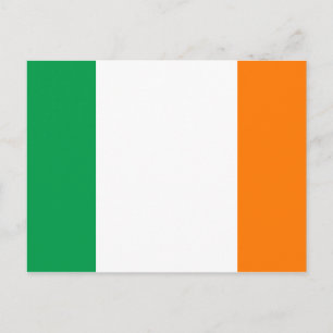 postal de bandera irlandesa