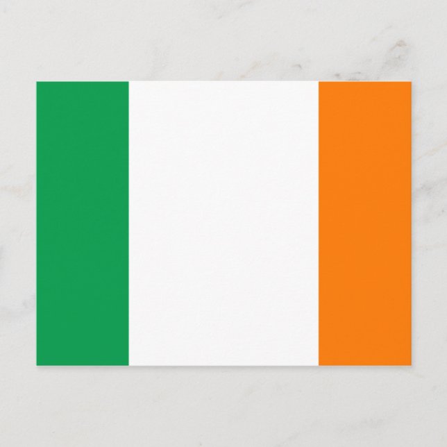 postal de bandera irlandesa (Anverso)
