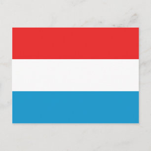 Postal de bandera luxemburguesa