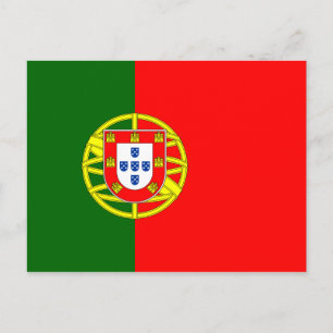 Postal de bandera portuguesa
