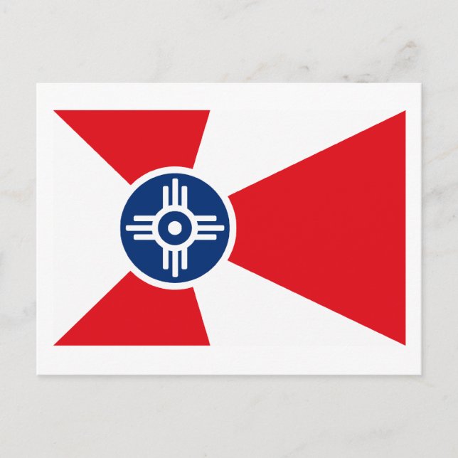 Postal de bandera wichita (Anverso)