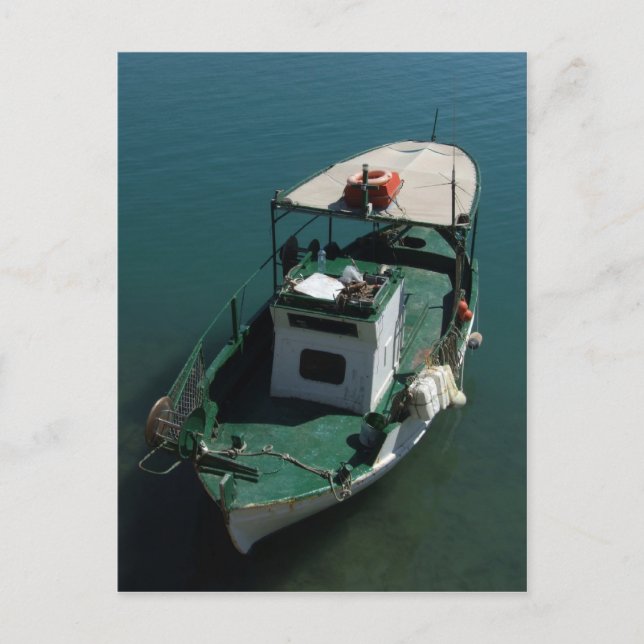 Postal de barco mediterráneo (Anverso)