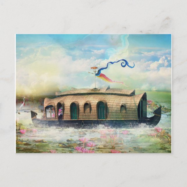 Postal de barco pesquero (Anverso)