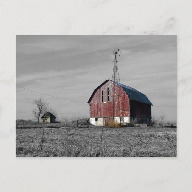 Postal de Barn Antiguo (Anverso)