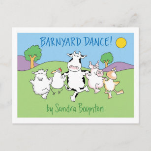 Postal de BARNYARD DANCE! de Sandra Boynton