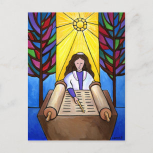 Postal de Bat Mitzvah