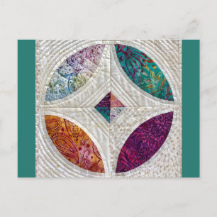 Postal de Batik curado